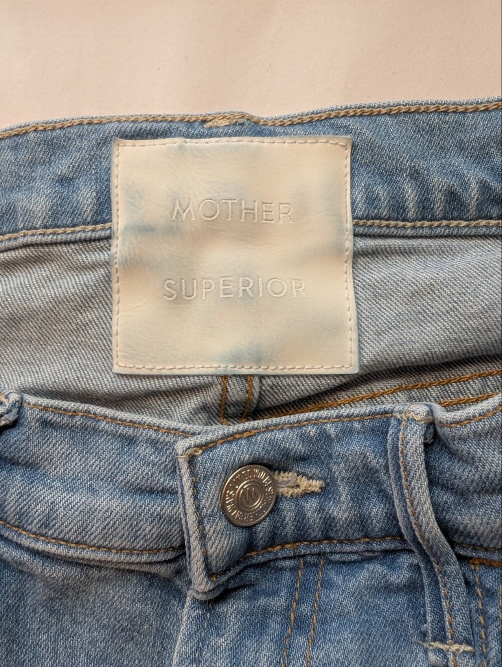 Mother Superior Hustler Ankle Fray Jeans No Offense Wash size 27 - Picture 7 of 10